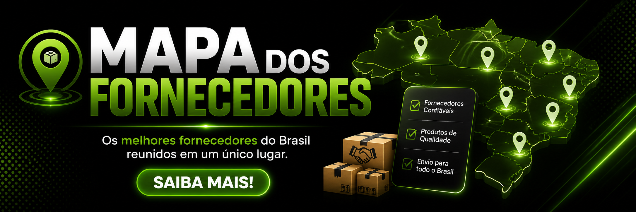 Lista de fornecedores - Marketplace na Veia